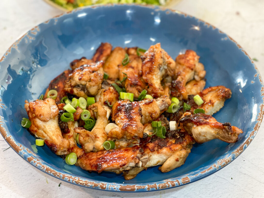 Ginger Lime Sticky Chicken Wingettes