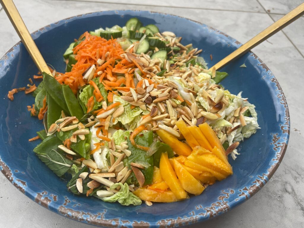 Wombok & Mango Herb Salad